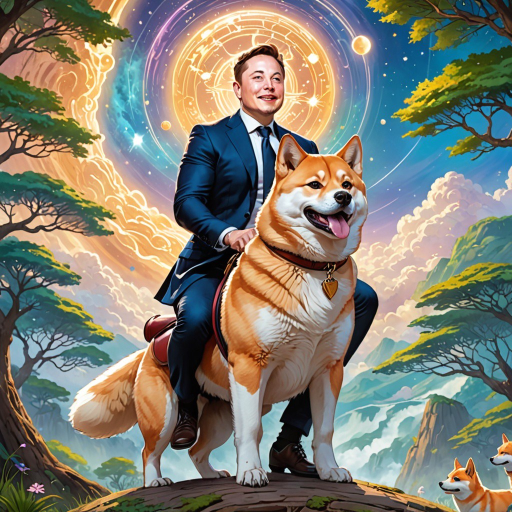 TreeLandNFTs's tweet photo. in Fact, He Rides the Doge! 😅 https://t.co/RZZVBkz9By