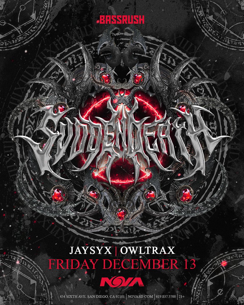 Hi. Im playin with <a href="/svddendeath/">SVDDEN DEATH</a> at <a href="/novasdclub/">NOVA SD</a> 

Just wanted you to know cuz im SUPER ESSIDED

New music. New visuals. 

IM BACK. 

Tickets in bio!