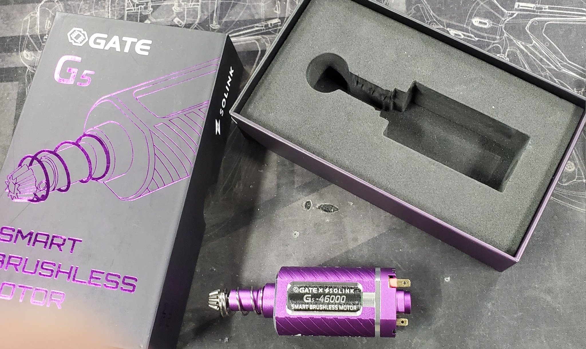 GATE G5 ブラシレス モーター SHS ヘリカルベベル ピニオン交換済み GATE G5 ブラシレス モーター SHS ヘリカルベベル ピニオン交換済み