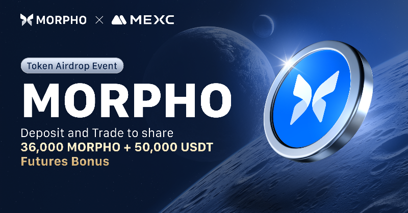 MEXC's tweet photo. 🔥 The @MorphoLabs / $MORPHO Token Airdrop Event is now LIVE!

👉 Deposit &amp; trade $MORPHO to share 36,000 $MORPHO &amp; 50,000 USDT in prizes!

⏰  Ends on 10:00 Dec 1 , 2024 (UTC)

🎁 Spread the word now to win a share of 600 USDT:
https://t.co/F5ijyigoZj