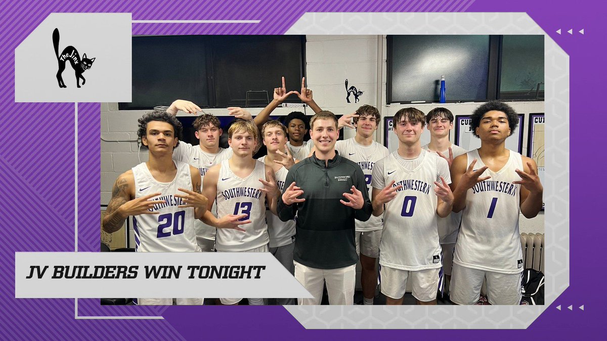 Shoutout to our JV Builders for getting the win tonight at home.