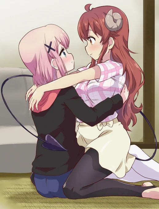 寒いからシャミ桃くっついてろ 