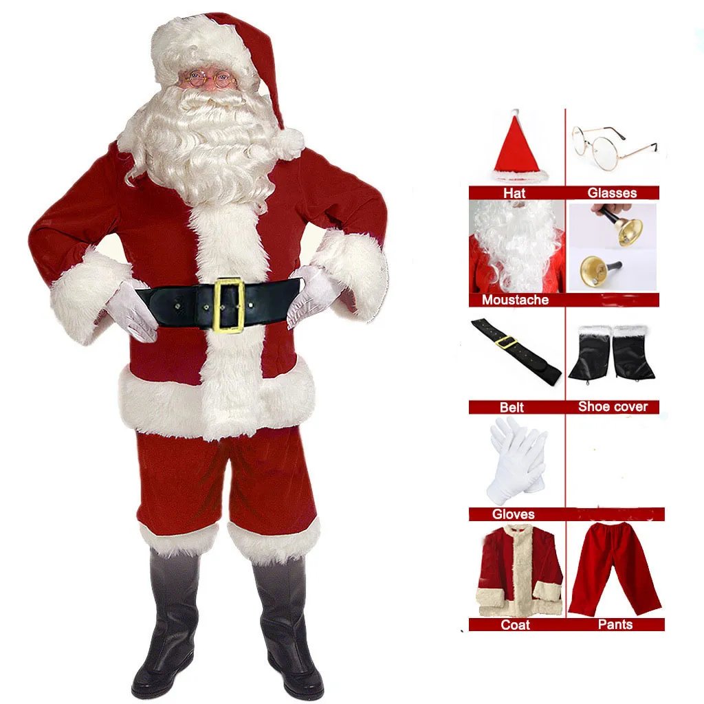 CrazySalesAus's tweet image. Santa Suit Christmas Santa Claus Costume for Men Women Adult Costume Santa 9pc Outfit X-Large Size
Now: $49.99 bit.ly/4hW0CCX
#santaclaus #santasuit #christmascostume #mens #adults #outfits