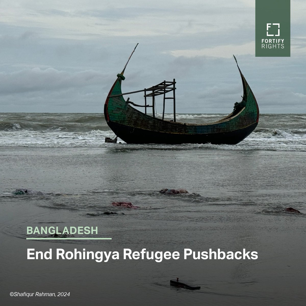 Fortify Rights (@fortifyrights) on Twitter photo NEW: <a href="/FortifyRights/">Fortify Rights</a>'s investigation found Border Guard Bangladesh officers forcibly returned more than 400 Rohingya refugees to Myanmar since August 2024.
The Interim Government of Bangladesh should immediately stop the forced return of refugees. fortifyrights.org/bgd-inv-2024-1… NEW: <a href="/FortifyRights/">Fortify Rights</a>'s investigation found Border Guard Bangladesh officers forcibly returned more than 400 Rohingya refugees to Myanmar since August 2024.
The Interim Government of Bangladesh should immediately stop the forced return of refugees. fortifyrights.org/bgd-inv-2024-1…