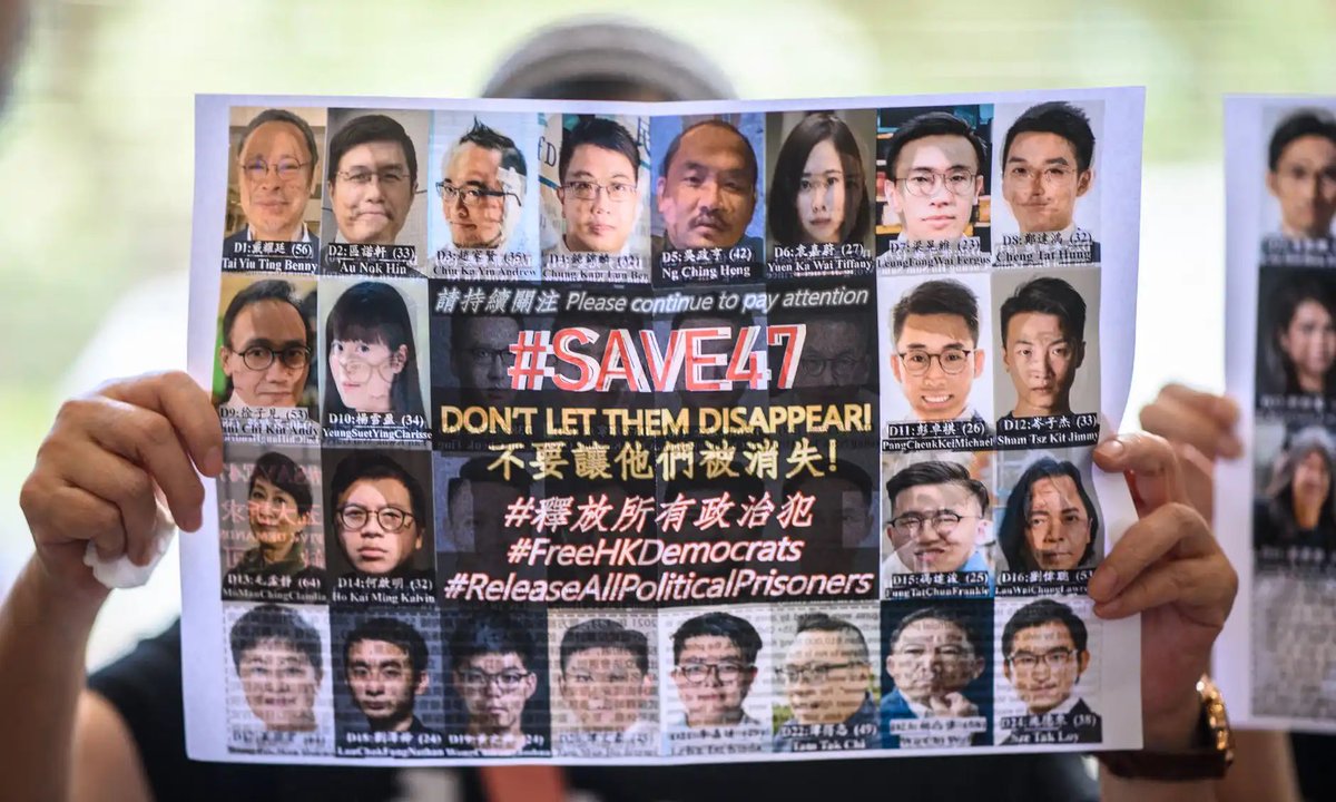 #BREAKING Benny Tai #戴耀廷 sentenced to 10 years for being the mastermind of primary election; the other 44 activists receive prison terms ranging from 4-7 years. Among them are legislators elected by popular vote and individuals once honored with government medals.
CR <a href="/guardian/">The Guardian</a>