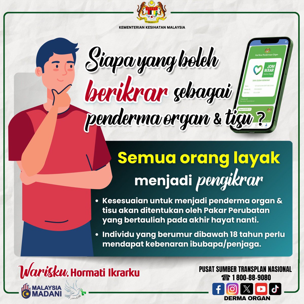 dermaorgan's tweet photo. Jom ikrar! #dermaorgan https://t.co/jdXWzHyhU8