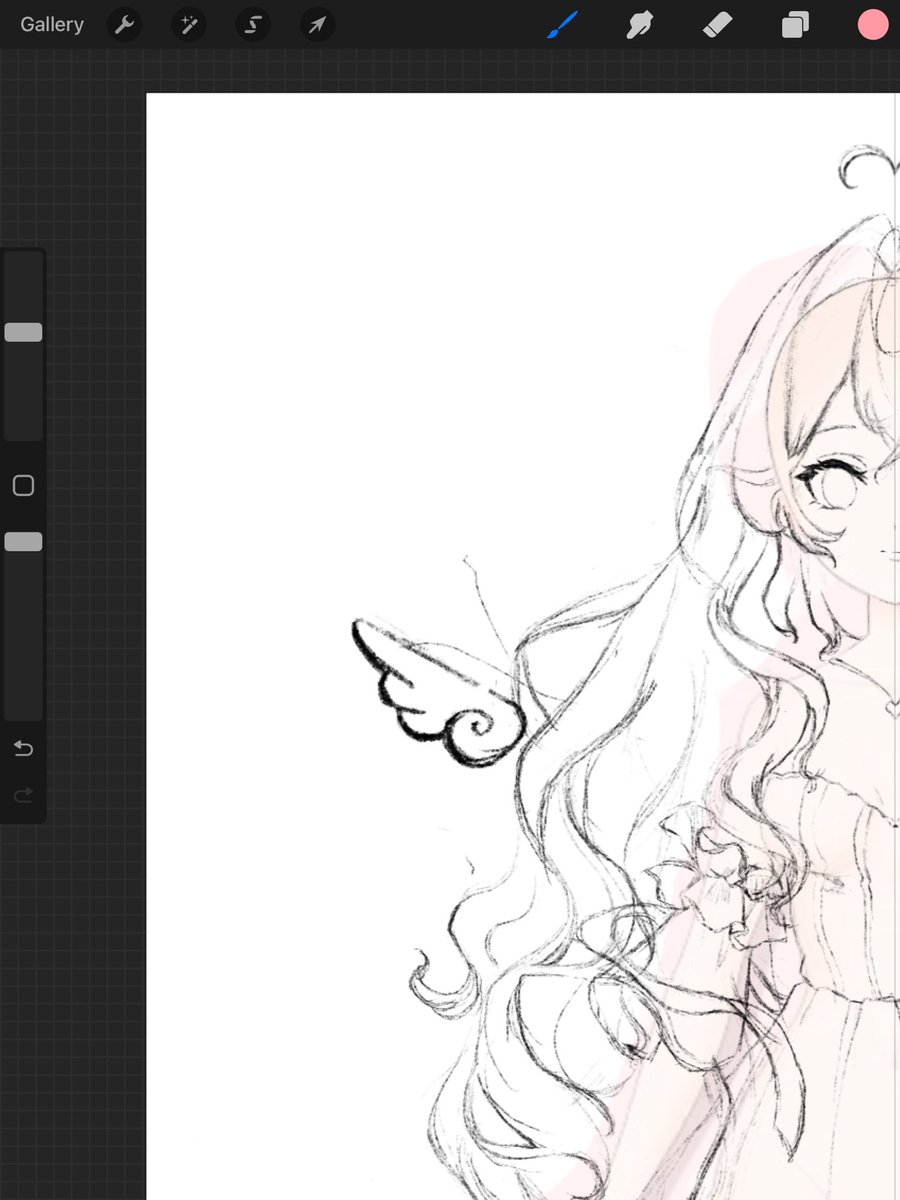 Tease of my new 2.0 model 💗🪽
(debut on my bday in march?!?)
#Vtuber #vtubermodel