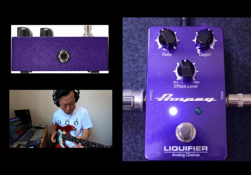 Ampeg_jp's tweet photo. ⚡️川崎哲平さんによる #OptoComp & #Liquifier 解説動画公開中⚡️

非常に自然な掛かりが人気のOptoコンプと、原音を損なわないデュアルコーラスのLiquifierを川崎哲平さん（@teppeikawasaki）が丁寧に解説してくれて見ごたえたっぷり‼️

▼Youtube動画▼
https://t.co/QJyOJR7qKl

▼製品ページ▼
https://t.co/lbNBosm4JC