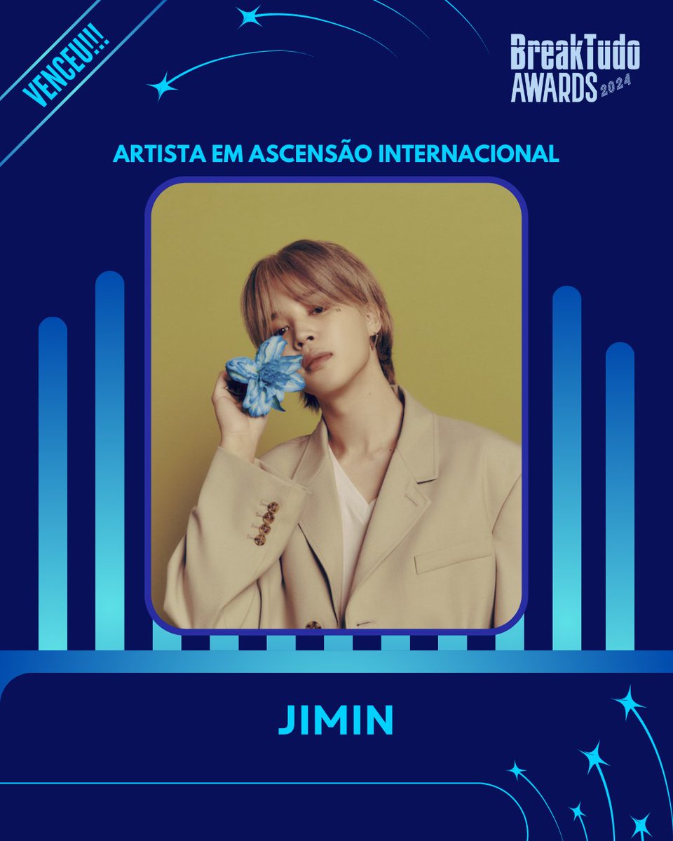 Bangtan7_Stream's tweet photo. 🏆Congratulations #JIMIN for winning two awards at "Break Tudo Awards 2024"

— International Rising Artist: #JIMIN
— International Hit of the Year: "Who"

CONGRATULATIONS JIMIN 
JIMIN WIN AT BREAK TUDO AWARDS 
#BreakTudoAwards https://t.co/yfQwHSzUyZ