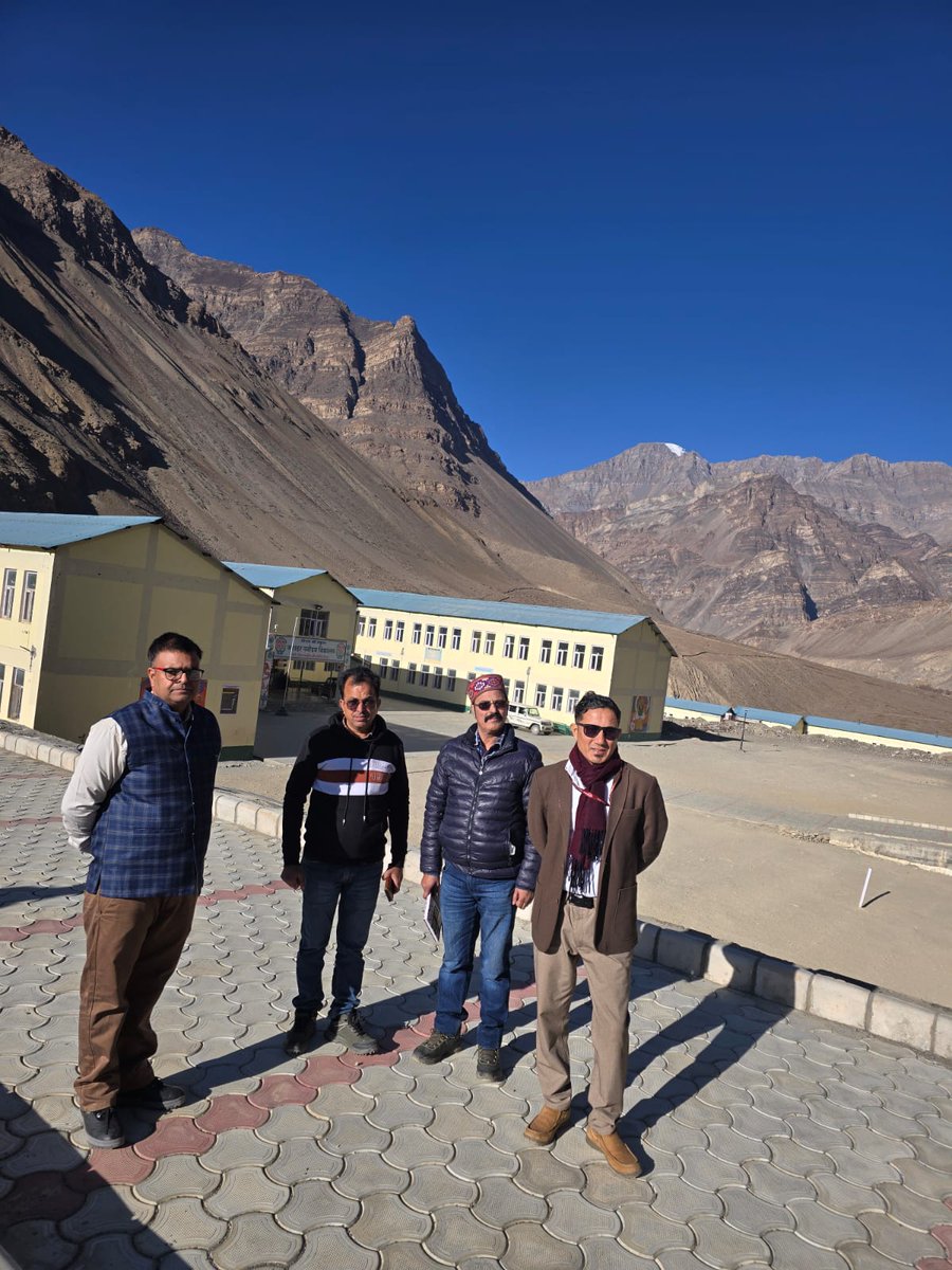 Shri Ram Singh, Joint Secretary, <a href="/MOMAIndia/">Ministry of Minority Affairs</a> visited remotest JNV Lari, Kaza on 10th November, 2024 and interacted with Principal, teachers and other staff to know about the pending proposals.
<a href="/KirenRijiju/">Kiren Rijiju</a> <a href="/RijijuOffice/">Office of Kiren Rijiju</a> @GeorgeKurianBjp <a href="/CMOFFICEHP/">CMO HIMACHAL</a>
#PMJVK