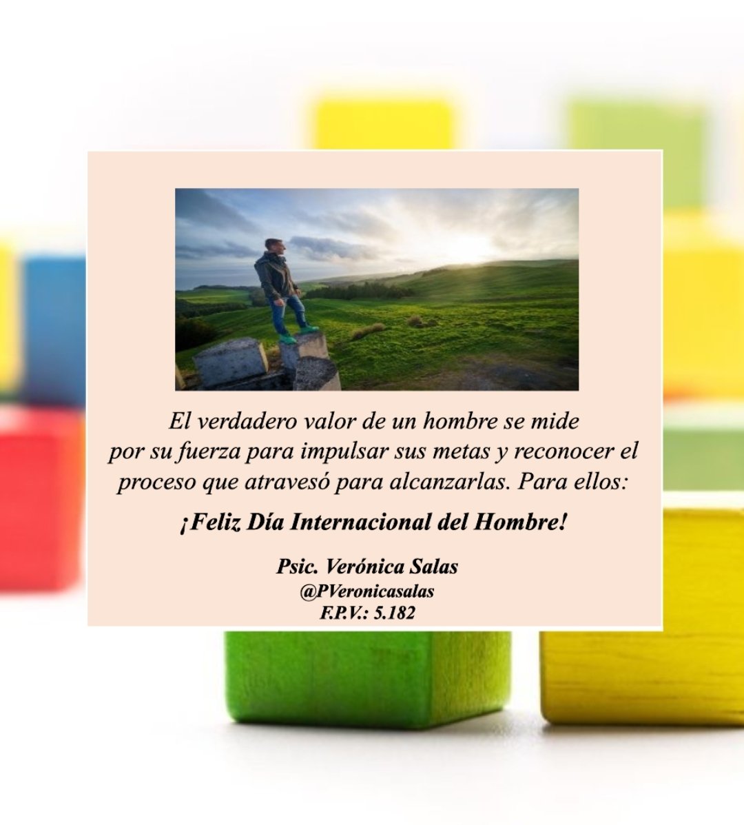 Si la mujer representa la creatividad, el hombre representa la acción para materializar. ¡Feliz día internacional del Hombre! 👩🏻‍🎨👨🏻‍🏭