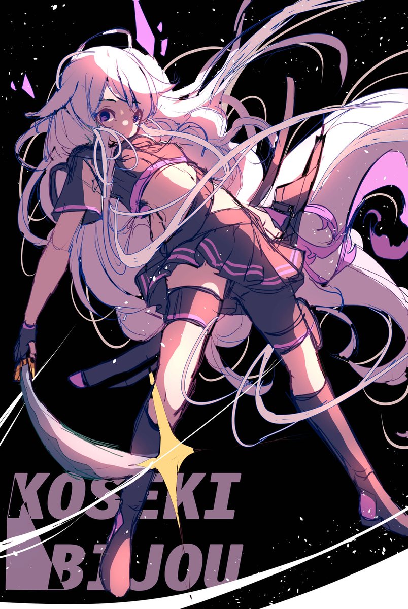 The0neulost's tweet image. Welp I’m going to do it! I’m going to finish this artwork!

#bijouwled