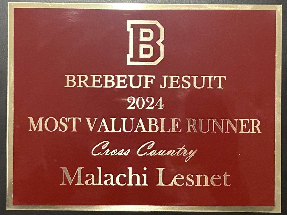 Cross Country MVP &amp; 1st Team Academic All-State.  <a href="/BrebeufSports/">Brebeuf Athletics</a> <a href="/brebeufcctrack/">Brebeuf CC and Track</a> #mvp #multisport #highacademic #basketball #crosscountry #classof2026