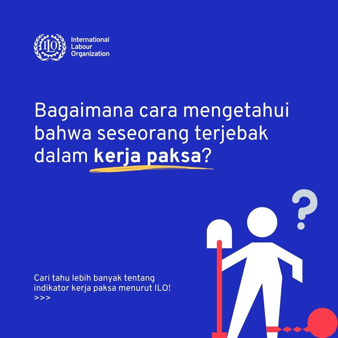 IndonesiaILO's tweet image. Bagaimana kita tahu bahwa seseorang tengah terjebak dalam #KerjaPaksa?🤔

Yuk, cari tahu 11 Indikator ILO tentang Kerja Paksa dalam unggahan ini! 👇

#EndForcedLabour