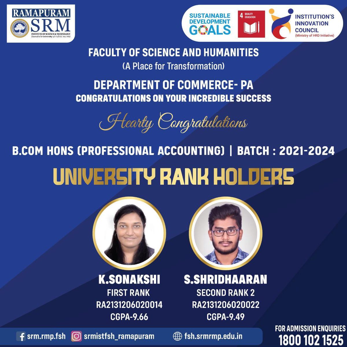 SRMIST FSH Ramapuram Official (@FshRmp) / Posts / X