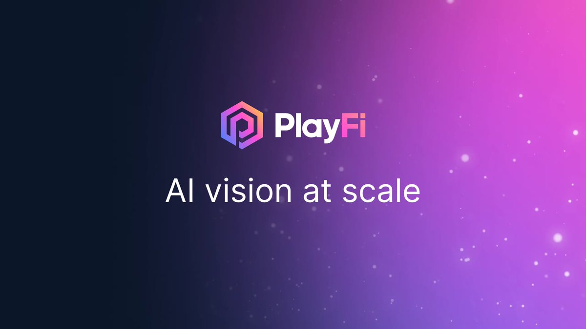 We're not just building another LLM at PlayFi, our AI tech is built in-house to serve a specific need: AI Vision at scale