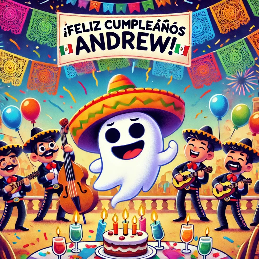 KasperoMX's tweet photo. 🎉🎶 Let the Mariachis play “Las Mañanitas” in honor of the genius behind @KasperCoin’s project development. Your vision and dedication have made you a pillar and the heart  of the #KasperArmy 💎👻

🎉 ¡Feliz Cumpleaños, @theandrewkasper !🪅  Here’s to you and to the bright future of $KASPER! 🍾🥳🚀

#happybirthday #felizcumpleaños #GoldenBoyofKasper #KRC20 #GhostDAG #Kaspa