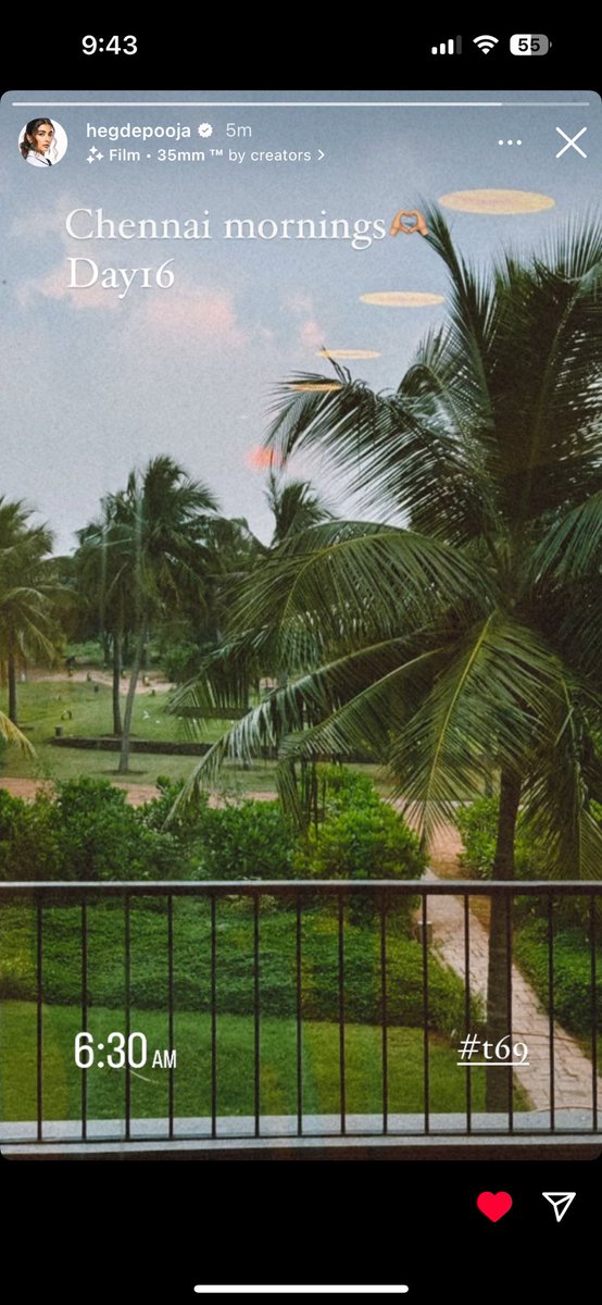 Pooja Hedge's Click from #Thalapathy69.