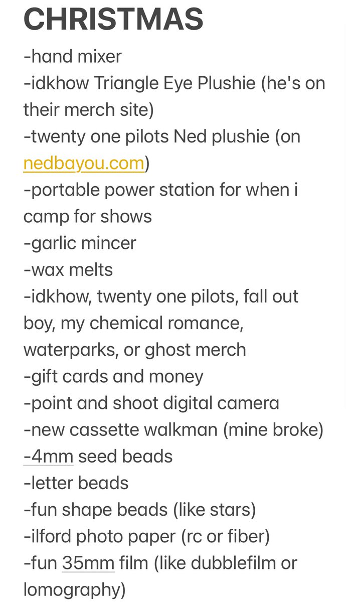 P4WSTEN's tweet photo. @Sonayesul this was my list i made for this year https://t.co/gNcBFOrbjc