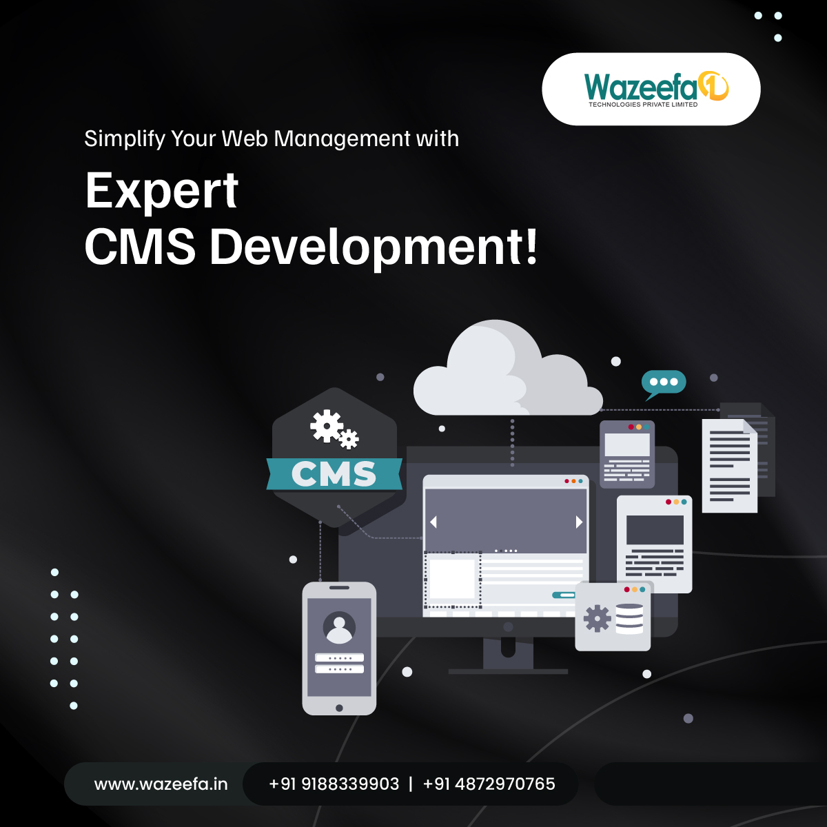Wazeefa1India's tweet image. Control your website with ease! Our expert CMS development offers seamless management & stunning designs for small businesses & growing enterprises. Let your site work smarter!
📩 Contact us: wazeefa.in/cms-developmen…
✆ +91 9188339903
#CMSWebsiteDevelopment #WebDesign #Thrissur