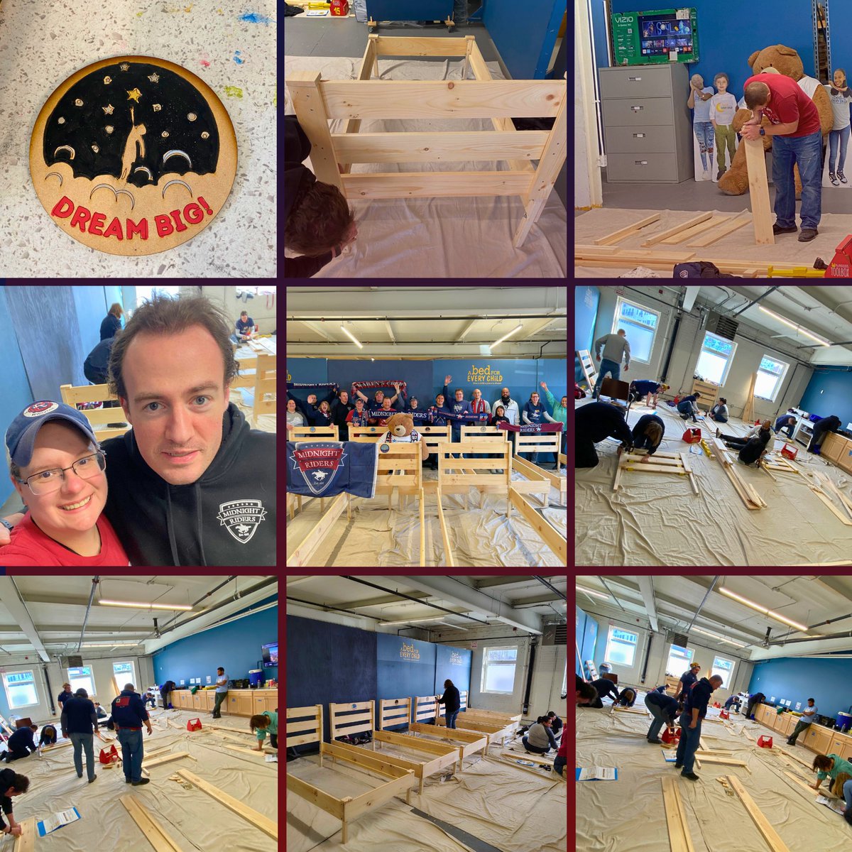 Thank you to everyone who joined us for our Build-a-Bed event at the @endhomelessnessma! We were able to assemble 10 beds that will be fully furnished with mattresses and linens then given to children in need throughout the Commonwealth.