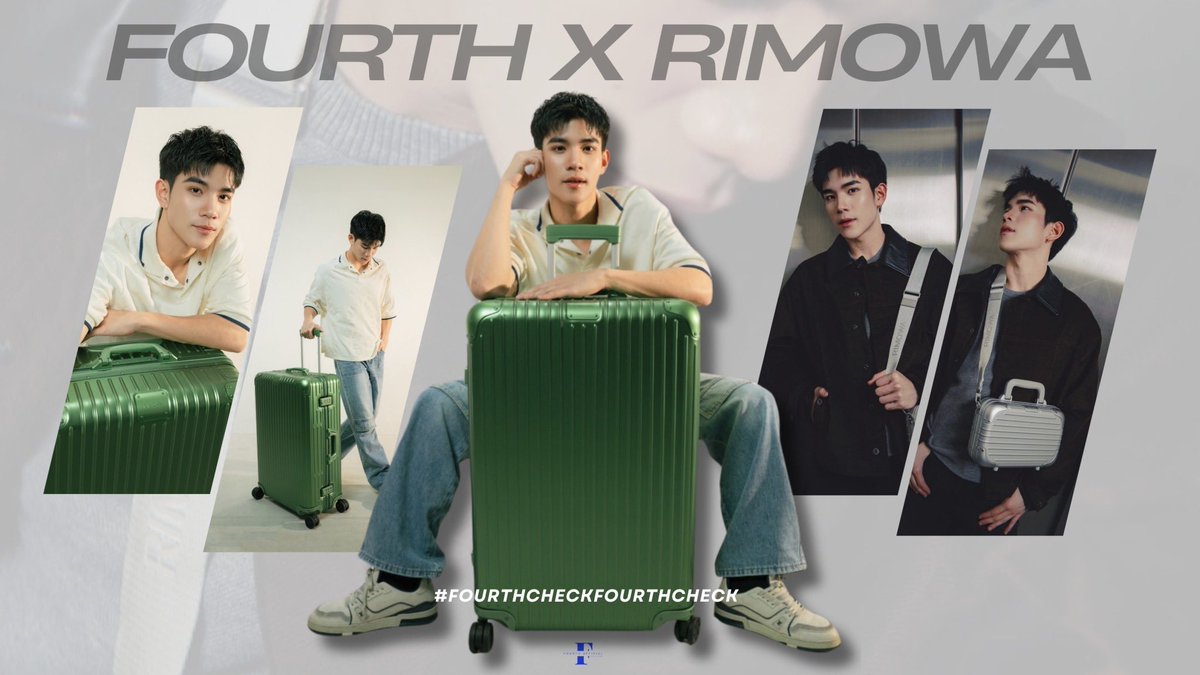 FourthOfficiall's tweet image. —— #FourthCheckFourthCheck ✨

FOURTH x RIMOWA
น้องโฟร์ทร่วมเผยเสน่ห์ของกระเป๋า RIMOWA Original Bag ซึ่งเป็นเพื่อนร่วมทางอันมีเอกลักษณ์ พร้อมสะท้อนความหลากหลายในสไตล์ที่โดดเด่นได้อย่างลงตัว💚🩶

@tawattannn 🥰
#RIMOWA @RIMOWA
#Fourthnattawat #โฟร์ทณัฐวรรธน์