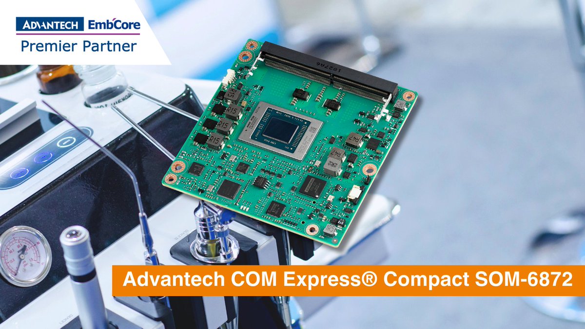 aaronngmbh's tweet image. 📢Advantech SOM-6872: Exceptional Connectivity for Medical AI and Endoscopy
👉SOM-6872 at Aaronn:shorturl.at/7wiQ3
👉More Advantech Edge AI Solutions:shorturl.at/55HIM
#Advantech #EmbeddedProduct #EmbeddedIoTSolution #EdgeAISolution #EIoT #SystemOnModules #MedDevice