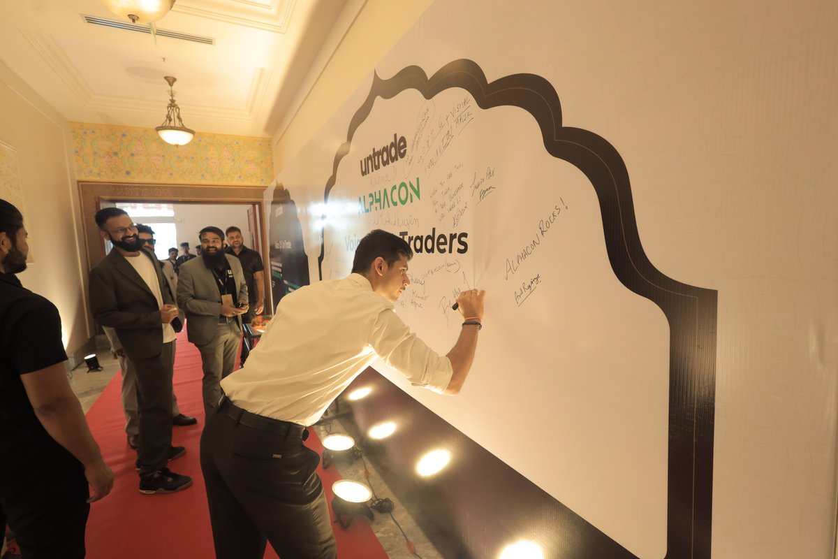 untrade_io's tweet image. Still Buzzing from Alphacon’s Electric Energy! Thank You UnTrade Family for Making it Unforgettable 🌟✨

#UnTrade #CryptoTrading #AlgoTrading #Alphacon #TradingCommunity #CryptoRevolution