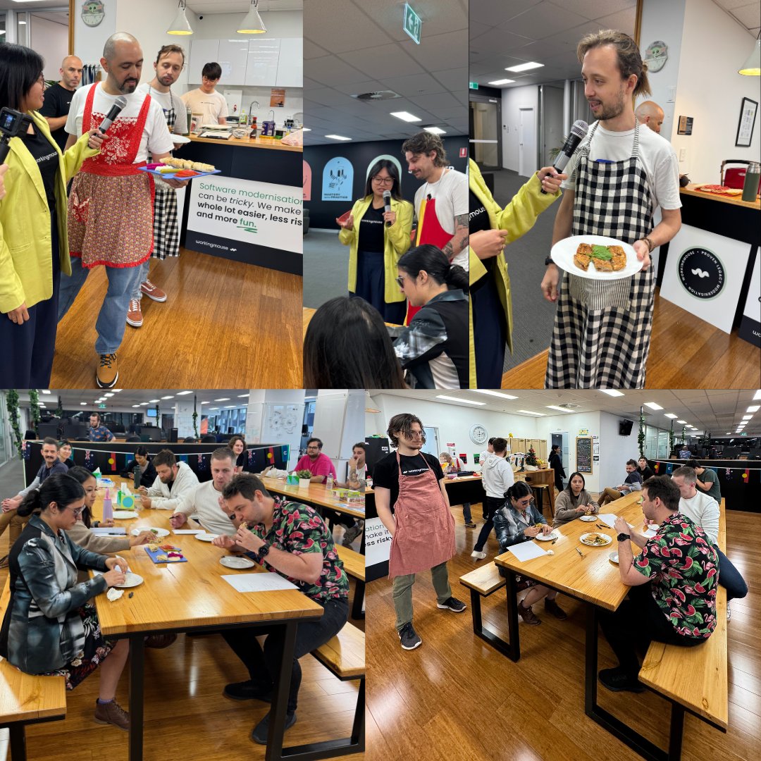 WorkingMouse_'s tweet image. 🔥 The heat was on at the WorkingMouse Toastie Cook-Off! 🍞🧀 5 contenders, 4 judges, and endless creativity in celebration of International Men’s Day. Congratulations to Ihab for toasting his way to victory! 🏆 

#IMD2024 #ToastieCookOff #WorkingMouseMoments