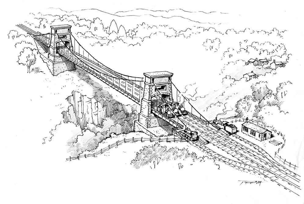 farawayquarry13's tweet photo. (1/2) Here are some new concept art shared by Robert Gauld Galliers on his website...

The first is an alternate angle of the Sodor Suspension Bridge.

The rest is concept art for the Thomas Land from Japan!

Go check em out! https://t.co/z79eODuSwo https://t.co/BYhhlBWHiN
