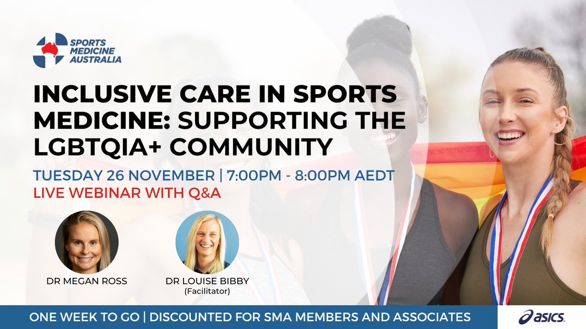 Join Dr Megan Ross next week for an insightful webinar focused on fostering safe and inclusive environments for LGBTQIA+ individuals in allied health settings.

Facilitated by Dr Louise Bibby, Vice Chair of the SMA VIC State Council.
👉 Don't miss out: zurl.co/QUDt