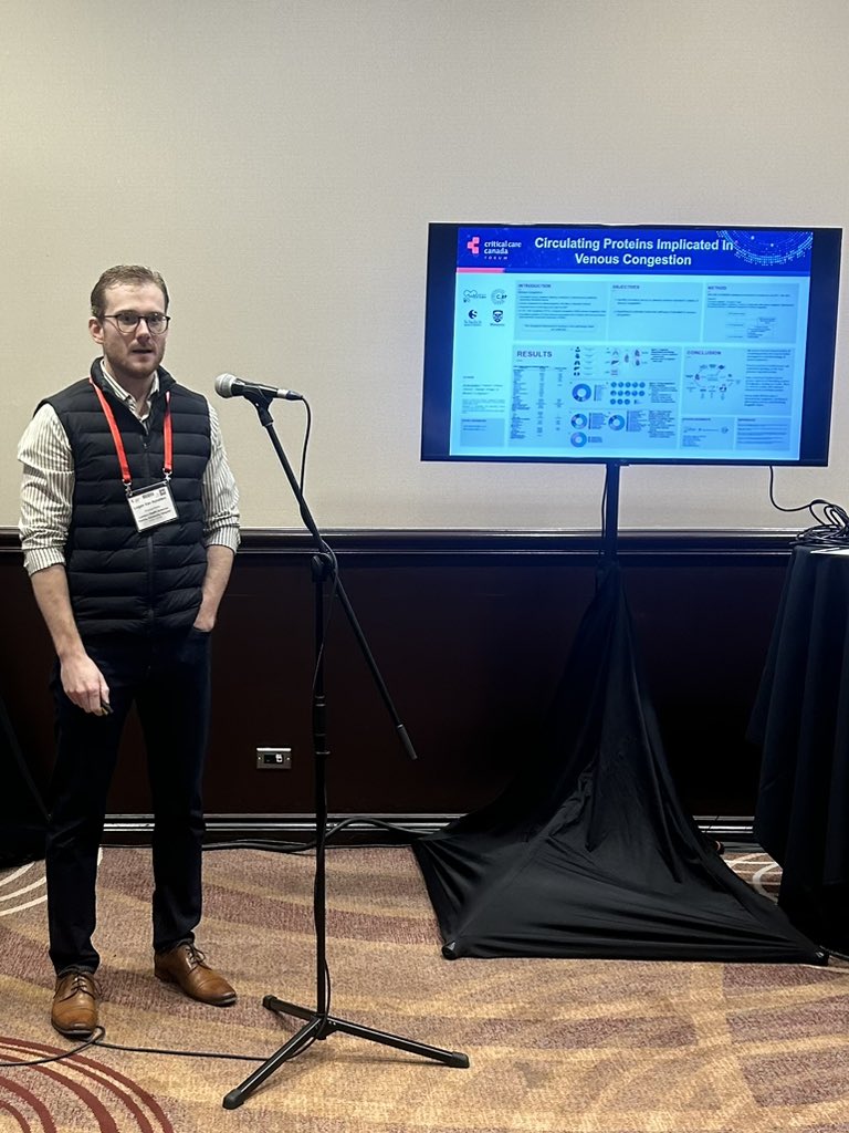 Aleks Leligdowicz (@leligdowicza) on Twitter photo Dr. Logan Van Nynatten presenting groundbreaking scoping review on biological determinants of venous congestion #CCCF2024 <a href="/MaratSlessarev/">Marat Slessarev MD PhD</a> <a href="/john_basmaji/">John Basmaji</a> <a href="/ross_prager/">Ross Prager</a> <a href="/CritCareWestern/">CriticalCareWestern</a> Dr. Logan Van Nynatten presenting groundbreaking scoping review on biological determinants of venous congestion #CCCF2024 <a href="/MaratSlessarev/">Marat Slessarev MD PhD</a> <a href="/john_basmaji/">John Basmaji</a> <a href="/ross_prager/">Ross Prager</a> <a href="/CritCareWestern/">CriticalCareWestern</a>