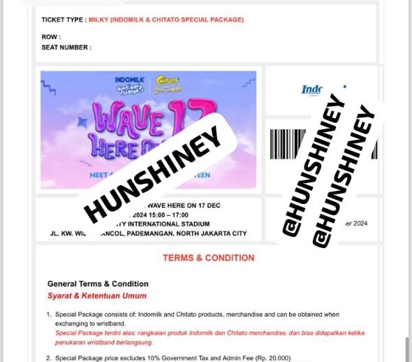 hunshiney's tweet photo. HUHU FINALLY MY DREAMS COME TRUE. BIG THANKSSS KAK EJWAI @getyourtixhere_ https://t.co/GiU9vKZTIM
