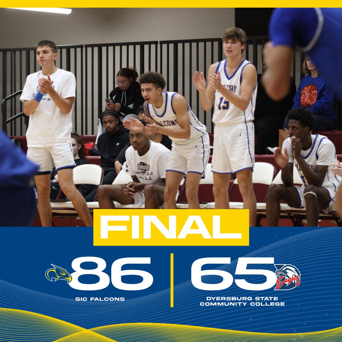 𝘽𝙐𝙎𝙞𝙣𝙚𝙨𝙨 𝙏𝙧𝙞𝙥 🚌🦅

The Falcons pick up win #8 with a 86-65 win over Dyersburg State!

#GoFalcons | #FlyWithUs
