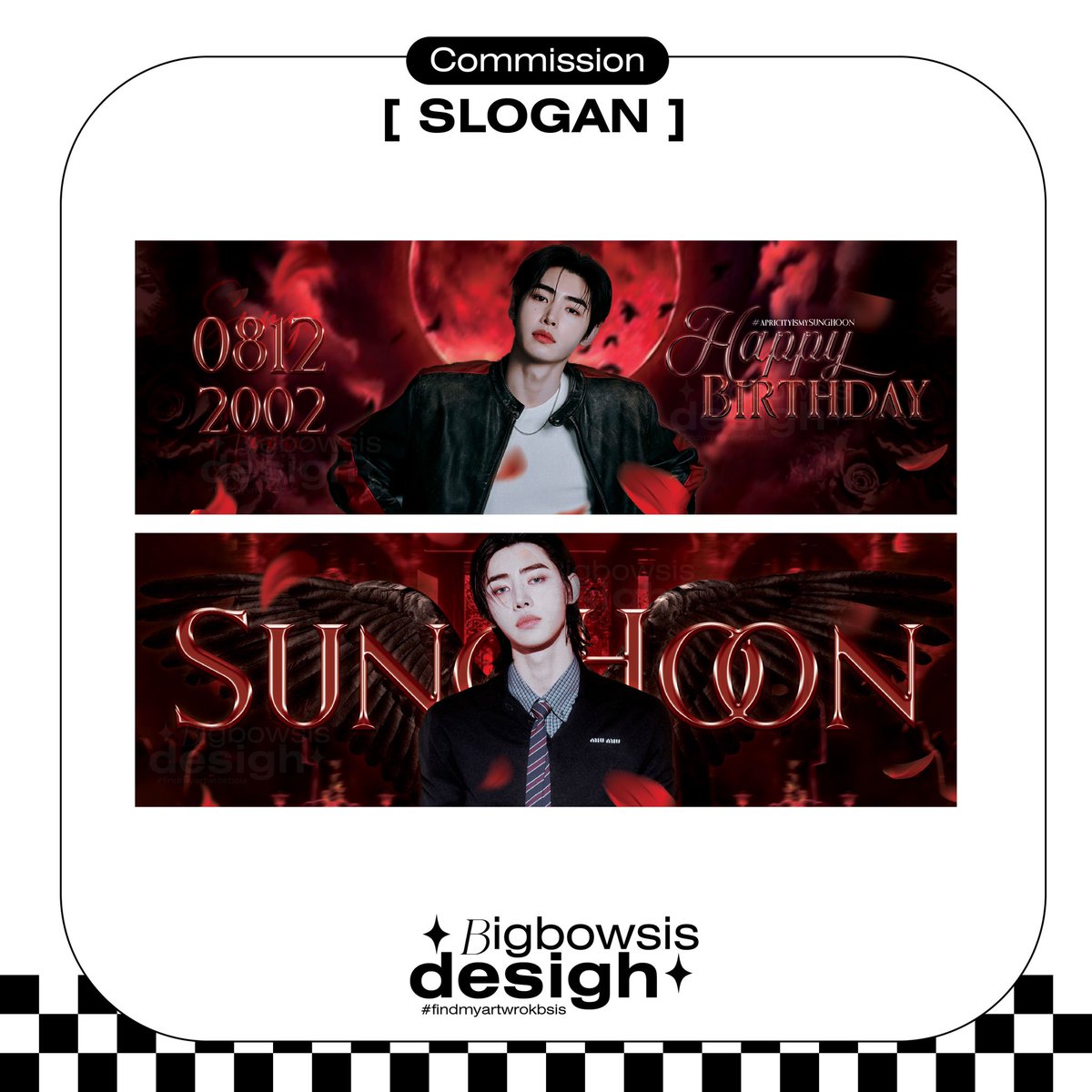 bigbowsis's tweet photo. งานโปสเตอร์&amp;สโลแกนเข้าได้เลยค่าา
✨สวยเหมือนเสกเราทำได้

⭕️ขึ้นม็อคอัพฟรี100% 
⭕️ งานสติ๊กเกอร์แถมฟรีไฟล์ได้คัท

#รับออกแบบ #รับออกแบบgiveaway #รับออกแบบของแจก #commissionsopen #commissionTH #findmyartwrokbsis https://t.co/pj0i2FS0Ie