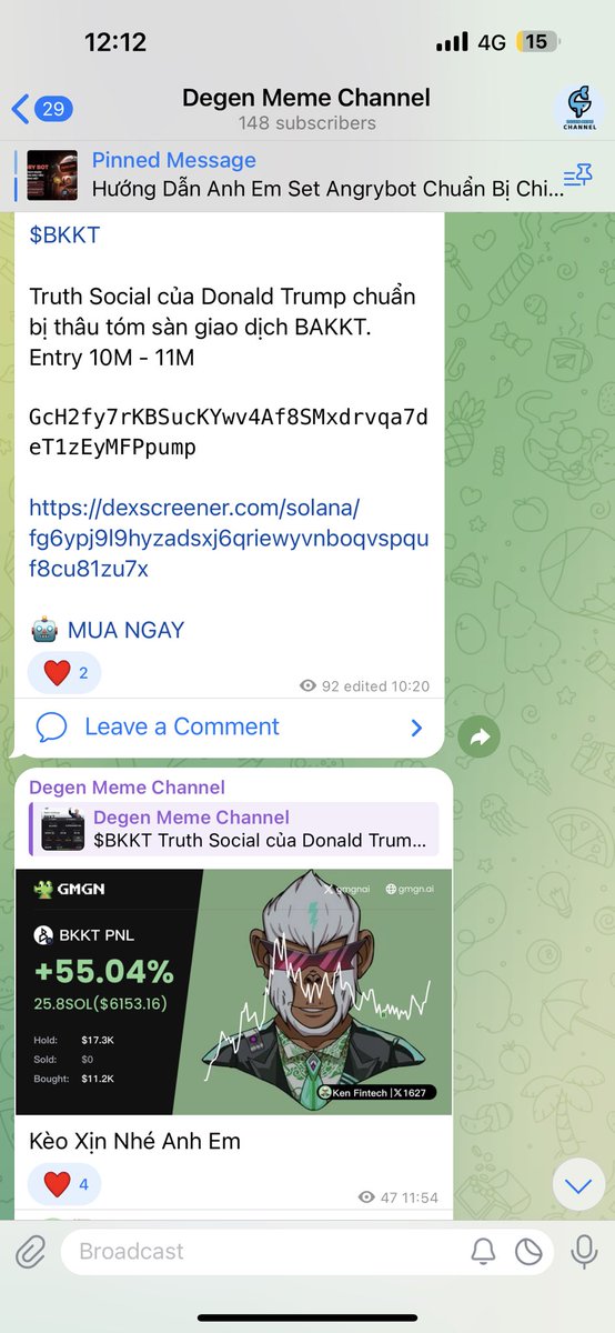 $BKKT hệ #Sol kèo xịn đét 50% nhanh gọn lẹ, hàng này mới là real ticker nhé anh em 😁 $BAKTT được shill ghê thật.

Vẫn hold tiếp vì câu chuyện Trump vẫn còn để đẩy!