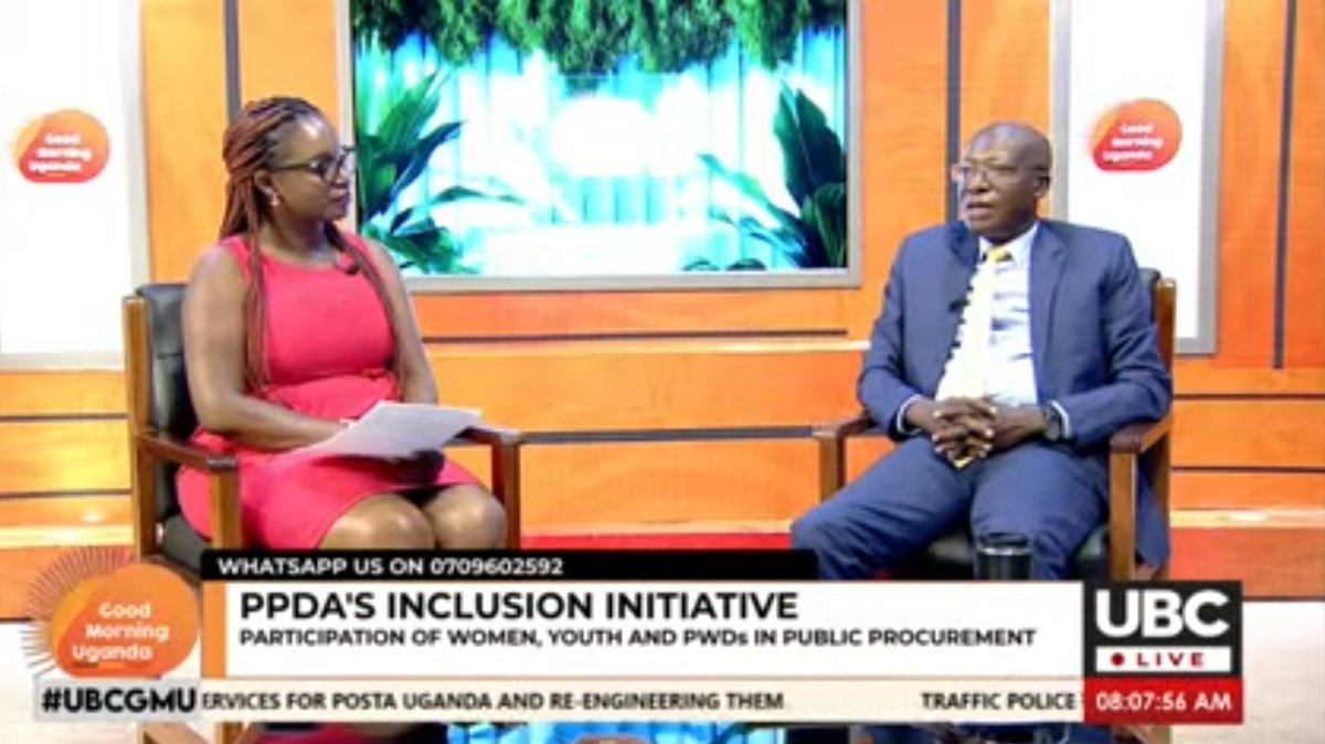 PPDA Uganda (@ppdauganda) on Twitter photo 🔴 𝗟𝗜𝗩𝗘 𝗢𝗡 <a href="/ubctvuganda/">UBC UGANDA</a>
📌Please tune in now to join the conversation by clicking the link below👇
youtube.com/live/2awnwL2Cu…
#ProcurementThatDelivers 🔴 𝗟𝗜𝗩𝗘 𝗢𝗡 <a href="/ubctvuganda/">UBC UGANDA</a>
📌Please tune in now to join the conversation by clicking the link below👇
youtube.com/live/2awnwL2Cu…
#ProcurementThatDelivers