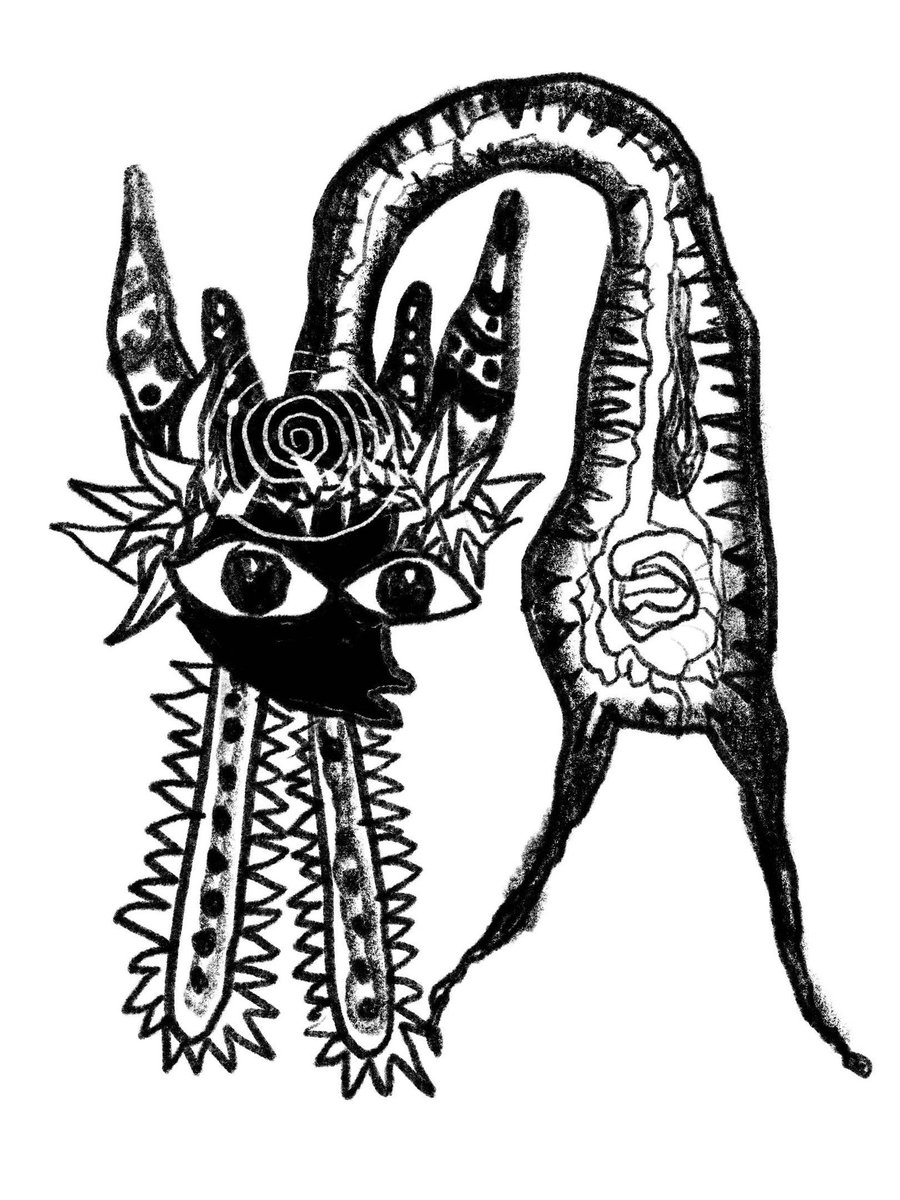 友達と自分を描いた 
