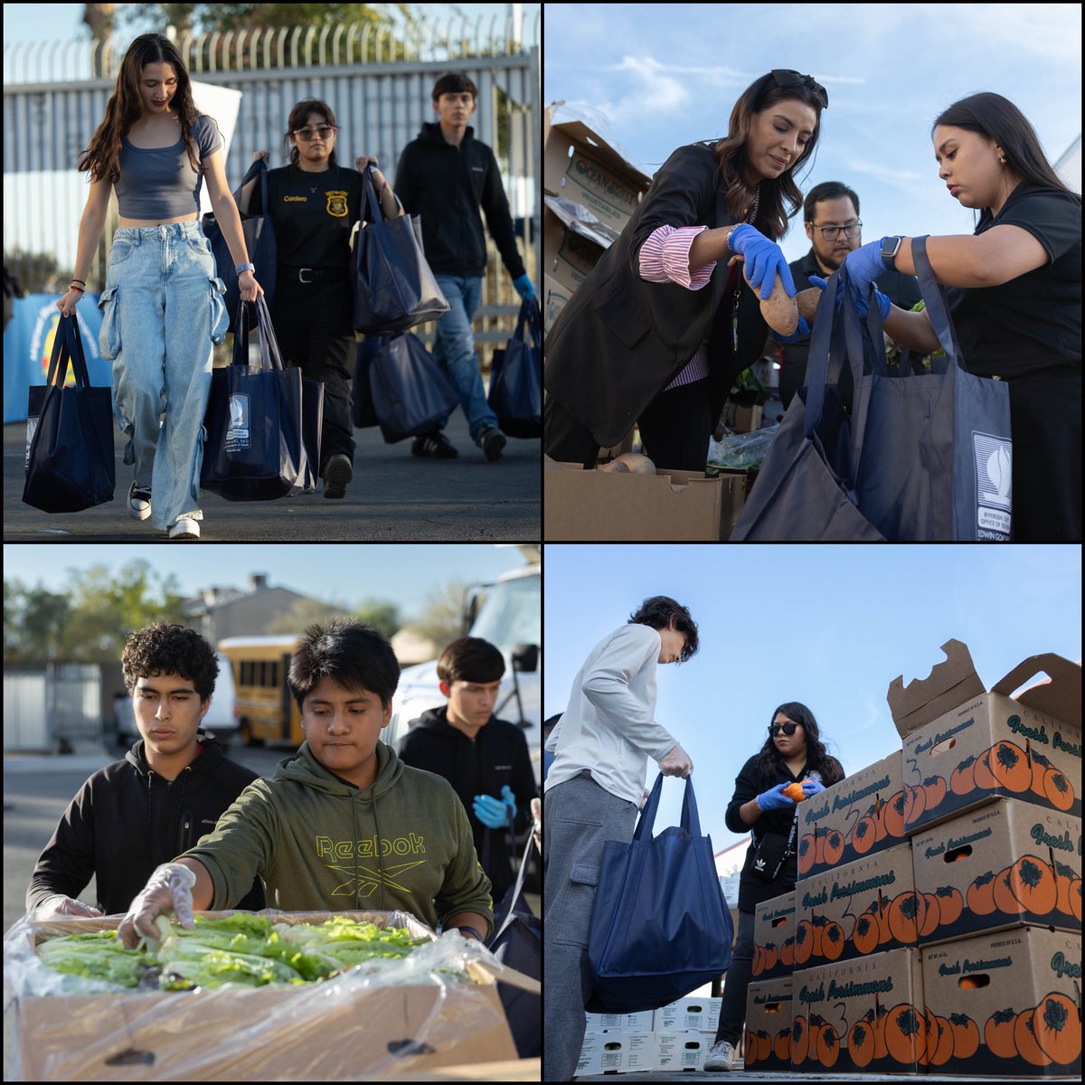RivCoSchoolSupt's tweet image. Community coming together to ensure families &amp;amp; @RCOE #MigrantEd students in Eastern Coachella Valley will have a bountiful Thanksgiving holiday celebration. Thankful for the generosity of @AguaCalienteNDN, Aziz Farms, Hidden Harvest, @CVUnified &amp;amp; @CityofCoachella.