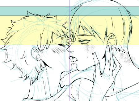 ハァイNEWfollowerズ
儂は影日でこーゆーの描いてるよ
よろしくね
これは今描いてる影日エッチな影日漫画の途中だよ 