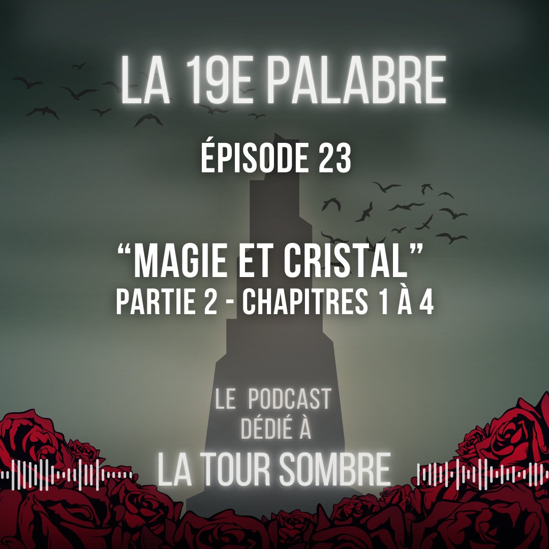 🔮 Arrivé sur la colline du Cöos, notre pod-tet fait la rencontre de Rhéa, Susan et d'un certain Will Dearborn...

Venez, vous aussi, à leur rencontre dans le nouvel épisode de #La19ePalabre 🌹, votre podcast sur #LaTourSombre 👉 smartlink.ausha.co/la-gazette-du-…