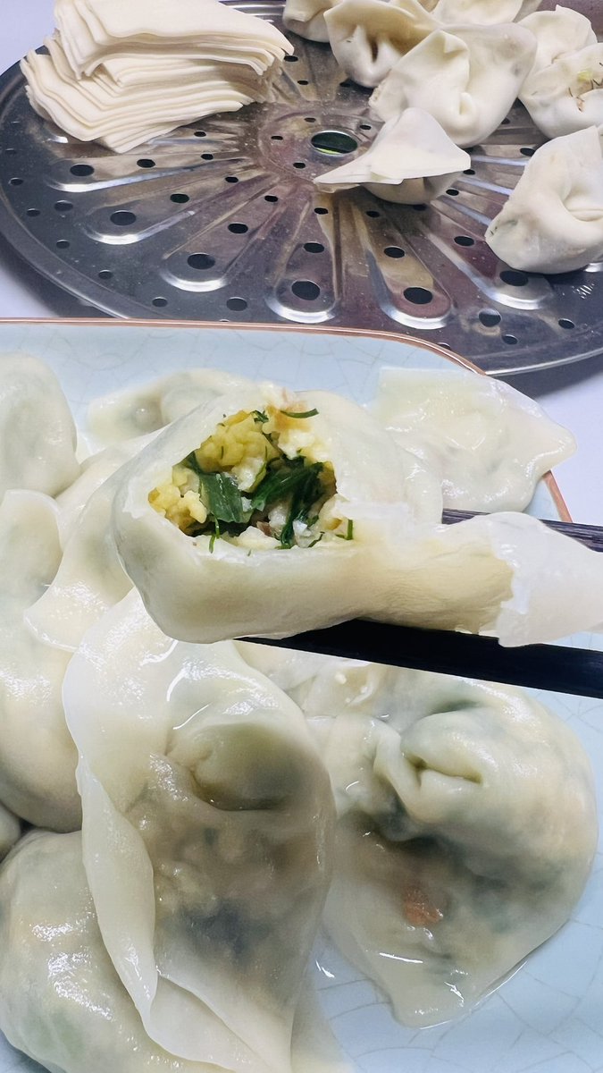 上一次的饺子还是国庆节…
#小茴香
#素饺子