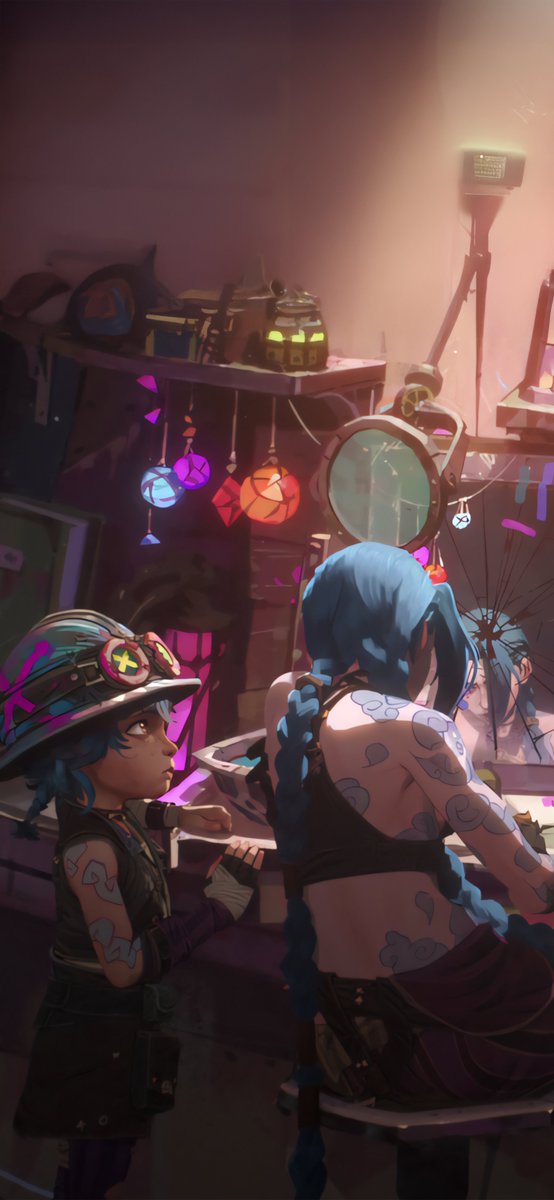 THREAD 🔥 - #Wallpaper 4K - Isha and Jinx from Arcane Season 2 #Arcane