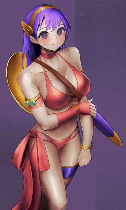 #格ゲーキャラ描こうぜ
アテナ👙 