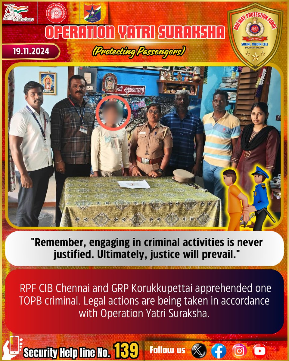 rpfsrly's tweet photo. #Operationyatrisuraksha #RPF #RPFSR @RailMinIndia @RPF_INDIA @GMSRailway https://t.co/V7EBLCWF02