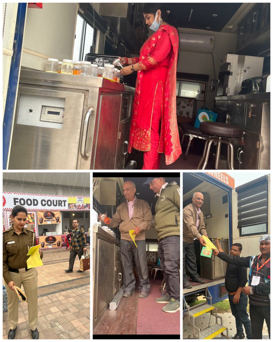 foodsafetydelhi's tweet photo. Few glimpses of on going Food Safety Awareness Drive at IIFT-2024 Pragati Maidan on 18.11.2024, through the Food Safety on Wheels. Informative pamphlets distribution, live demo test of adulterants in foods etc are parts of awareness drive.
@NehaBansal31 @fssaiindia https://t.co/0Auqw7STut