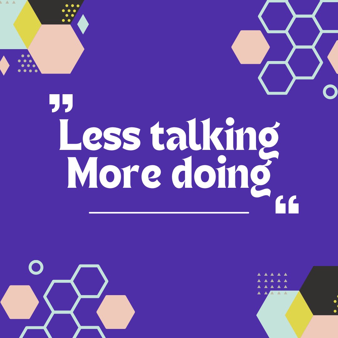 MrWorldFAMOUS's tweet photo. Less talking. More doing. https://t.co/kkVrODU3PN