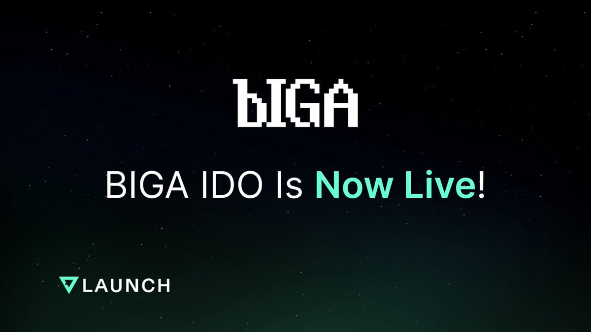 ✅The BIGA IDO IS STILL LIVE✅

The IDO is in Allowlist phase #VARRIORS!

Ensure to Allowlist today!  Specific details dropping soon!

Allowlist NOW - vlaunch.com/projects/868