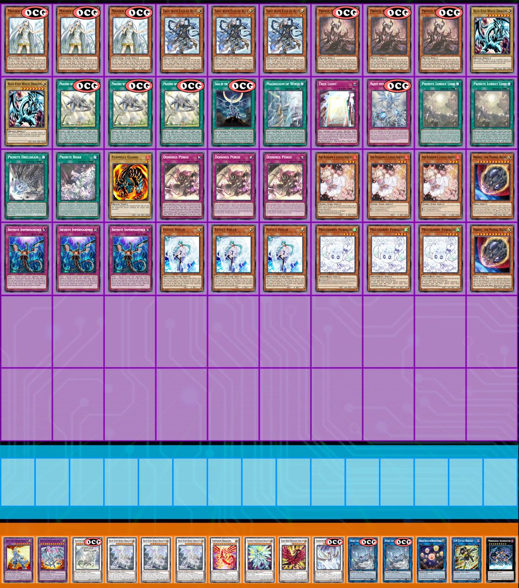 1/?) anyway we are back with Ocg related stuff since its not technically  tcg. Primite Blue eyes reminds me alot of Dragon Link in the tcg where  instead of seals Ip Savage