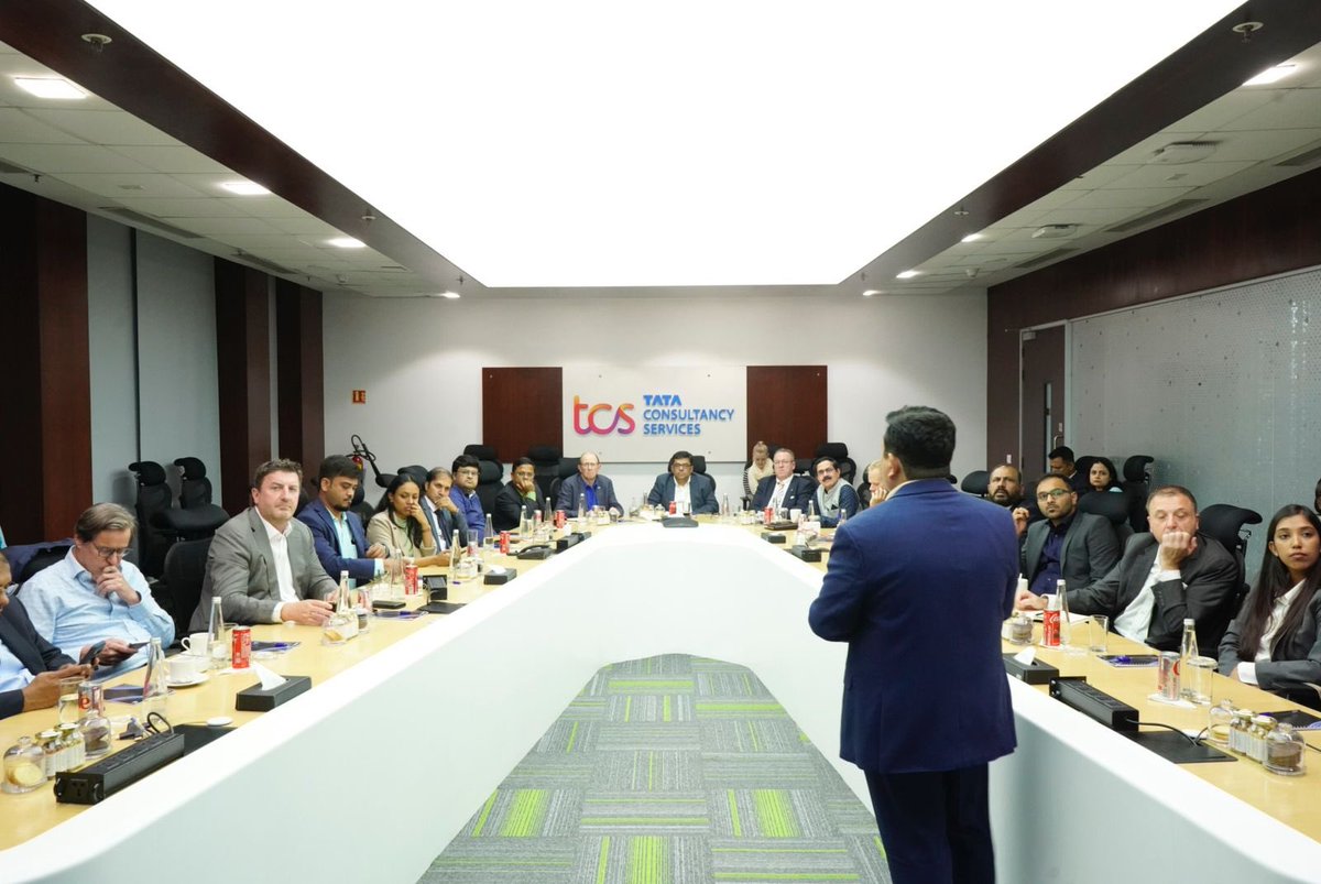 <a href="/UKinIndia/">UK in India🇬🇧🇮🇳</a> <a href="/Andrew007Uk/">Dr Andrew Fleming 🇬🇧 🏴󠁧󠁢󠁳󠁣󠁴󠁿</a> <a href="/UKPriyaGuha/">Priya Guha</a> <a href="/UKIBC/">UK India Business Council</a> @KevinUKIBC <a href="/HabibRaihan87/">Habib Raihan</a> <a href="/ditewb/">Dept of IT & E_WB</a> <a href="/wbidc/">WBIDC</a> <a href="/WestBengalDeve1/">West Bengal Index</a> <a href="/nasscom/">nasscom</a> <a href="/CMO_Odisha/">CMO Odisha</a> <a href="/MohanMOdisha/">Mohan Charan Majhi</a> <a href="/MsmeDepartment/">MS&ME Odisha</a> <a href="/EIT_Odisha/">E&IT Department Odisha</a> <a href="/HMTCSouthAsia/">Harjinder Kang, HM Trade Commissioner (South Asia)</a> <a href="/biztradegovuk/">Department for Business and Trade</a> <a href="/swarnasatpathy/">Swarnamayee Satapathy</a> <a href="/SuPriyoBabul/">Babul Supriyo</a> <a href="/TheBengalIndex/">The West Bengal Index</a> <a href="/CrestTcg/">TCG_CREST</a> <a href="/ris50/">Rishikesh Chanda</a> The UK 🇬🇧 delegation visited the sprawling campus of <a href="/TCS/">Tata Consultancy Services</a> in New Town Kolkata yesterday. 

A senior official of TCS gave them an overview of the global footprint of TCS, deep links with the UK, existing operations and expansion plans in New Town.